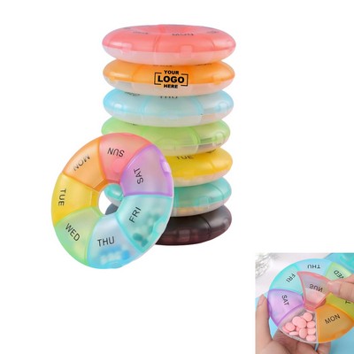 Vibrant Weekly Pill Organizer