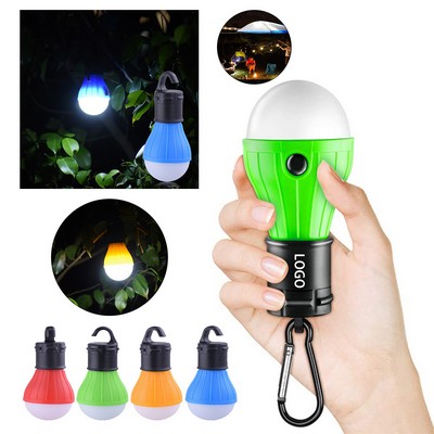 Compact Camping Light with Clip-On Carabiner