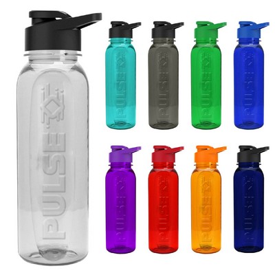 Tritan Sports Bottle with Sipper Lid, 24oz.