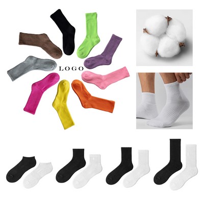 Cotton Crew Socks