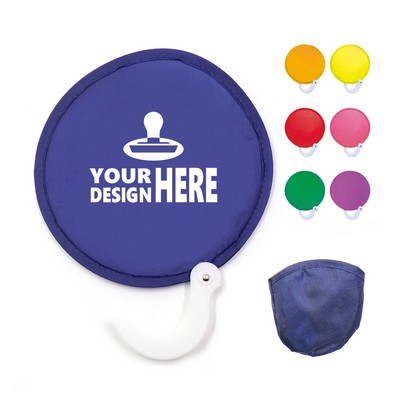 Foldable Handheld Disc Flying Disc Fan