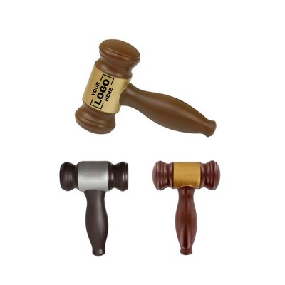 Gavel Stress Ball - Judge-Themed Anxiety Reliever