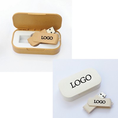 16GB Wheat Straw USB Flash Drive