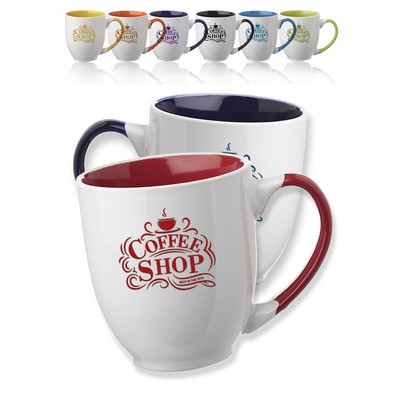 16 oz. Miami Two-Tone Personalized Bistro Mugs