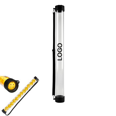 Portable PVC Pickleball Ball Tube w/Shoulder Strap 39''x4''