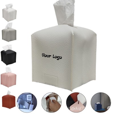Leather SquareTissueBox