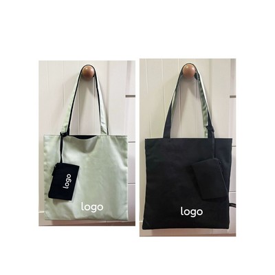 Preppy Style Double-Sided Fashion Canvas Bags