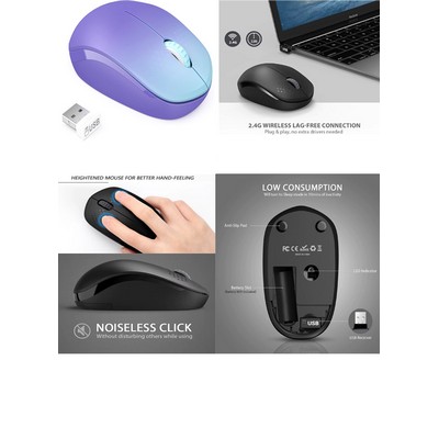 Kidder Wireless Mouse for Laptop, PC, Tablet, Computer and Mac