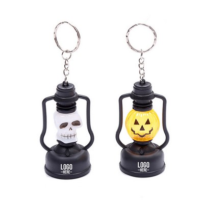 Halloween Keychain Glowing Pumpkin Lamp