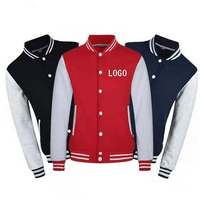 Baseball Jacket Varsity Sweater 100 Cotton