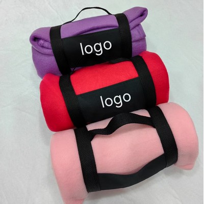 Portable Blanket with Carry Strap