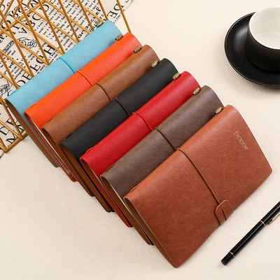 Refillable PU Leather Journal Travelers Notebook(Decorated)