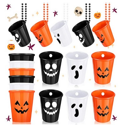 31'' Halloween Shot Glass Necklaces W/Festive Mood