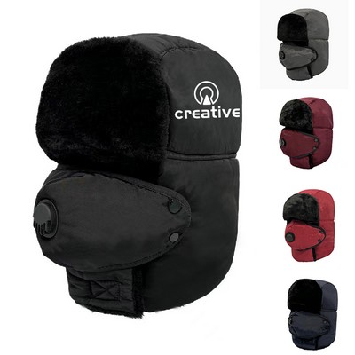 Winter Trapper Hat Windproof Faux Fur
