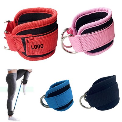 Ankle strap resistance band accessory