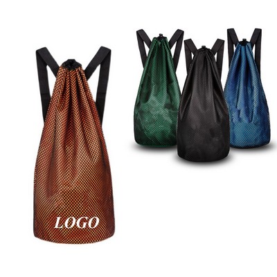 Drawstring Backpack Gym Basketball Sack