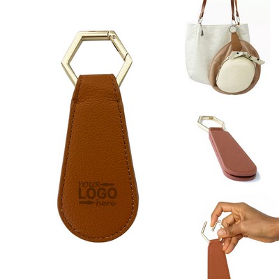 Secure Magnetic PU Leather Hat Clip