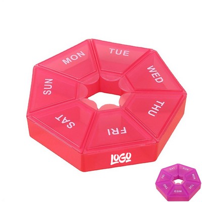 Portable Weekly Pill Organizer - Travel Essential
