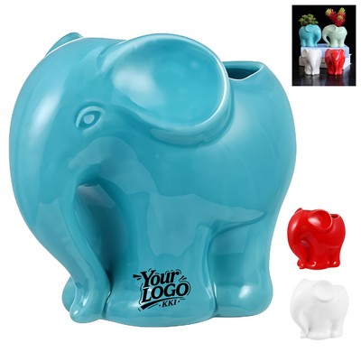 Decorative Pen Holder Elephant