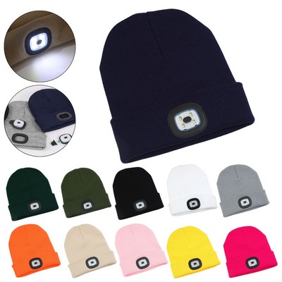 Unisex LED Beanie with The Light