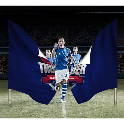 Breakaway Banner with Ultra-Strong Adhesive Tabs - (1' x 1') SQFT