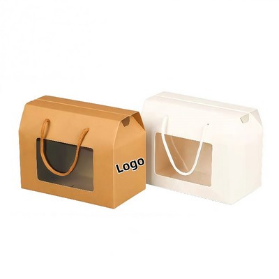 Foldable Handle Gift Box for Elegant Present Packaging