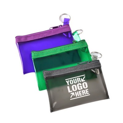 Key Ring Zippered Pouch