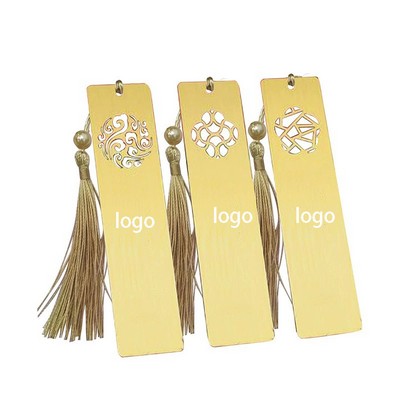 Vintage Brass Metal Hollow Bookmark