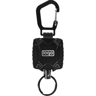 Retractable Wire Cord Keychain