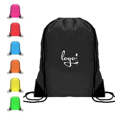 Polyester Drawstring Backpack Bag