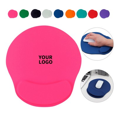 Memory Foam Wrist Rest Mouse Pad With Lycra Cloth Cover