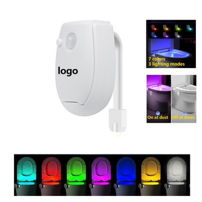 Toilet Bowl Nightlight With Motion Detection For Bathroom