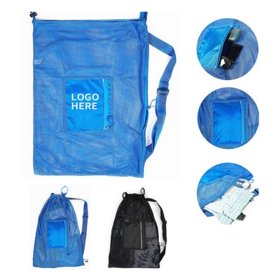 Breathable Mesh Drawstring Pouch