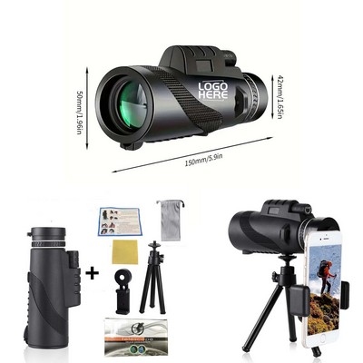 High Definition 12X42 Portable Monocular