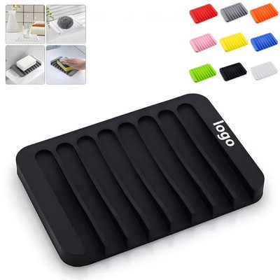 Non-Slip Silicone Soap Dish with Drainage