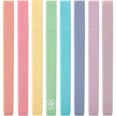 Aesthetic Cute Pastel Highlighters Set