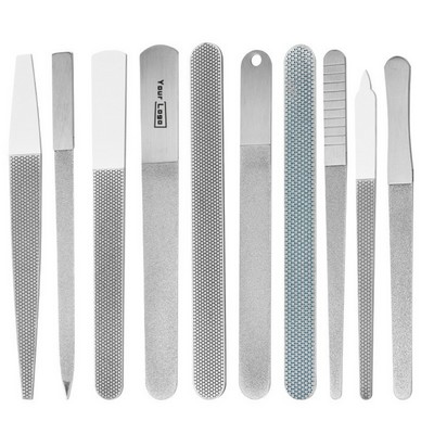 Nail File In Sleeve- Stainless Steel