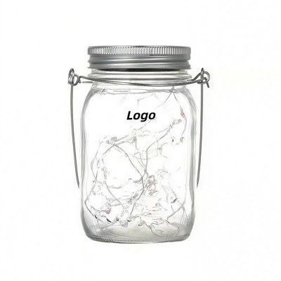 Solar-Powered Mason Jar Lanterns for Waterproof Garden Patio and Landscape Lighting