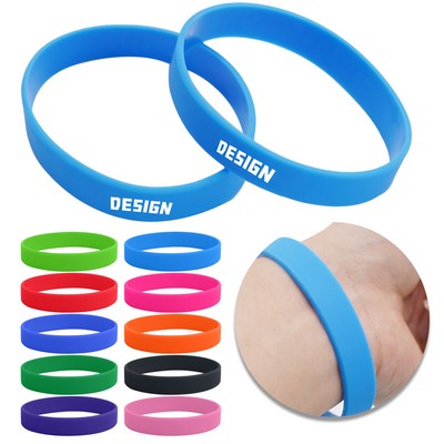 Screen Printed Silicone Wristband