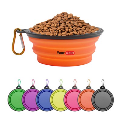 Collapsible Dog Bowl with Carabiner