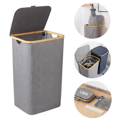 Laundry Foldable Clothes Basket with Removable Inner Bag