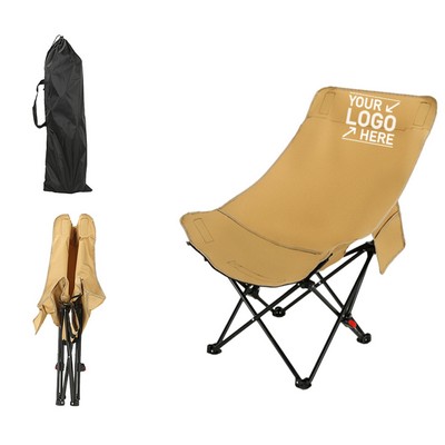 Folding Reclining Camp Chair with Footrest