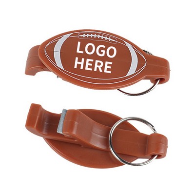 Rugby Ball Bottle Opener Keyring