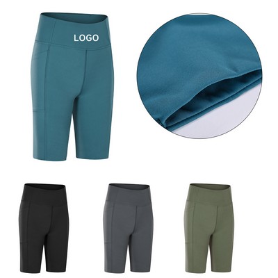 Women's High Waist Running Yoga Shorts