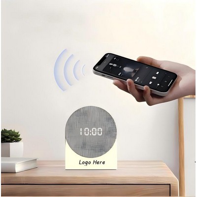 4" 1 Night Light Wireless Speaker with Digital Alarm Clock