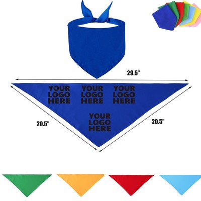 Full Color Imprint Dog Bandana