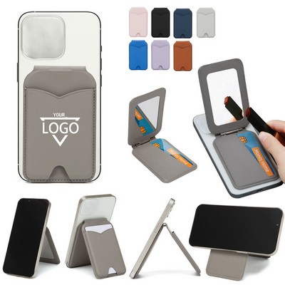Stronger Magnetic Magsafe Phone Wallet with Mirror