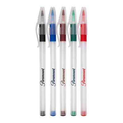 Union Printed - Classic Frosted Stick Pen with Grip