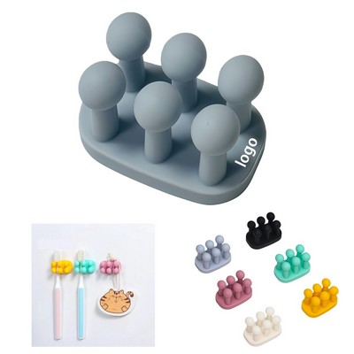 Punch-Free Self-Adhesive Silicone Wall Hooks for Bathroom & Home Organization