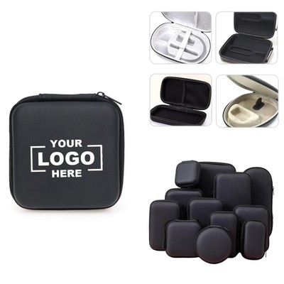 EVA Headphone Digital 3C Electronic Bag Printed Logo Storage Box Portable